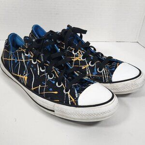 𝅺CONVERSE Chuck Taylor All Star Ox Paint Splatter Shoes Men's 8 Women's 10